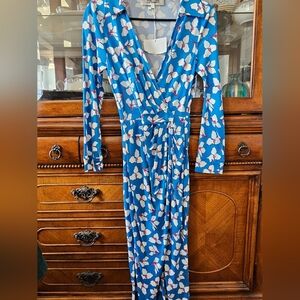 Designer Floral Wrap Style Dress - Diane Von Furstenberg